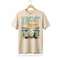 Yacht Rock Detroit Dock Toast Tee — Retro Sunset Graphic